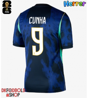 Brasilien Matheus Cunha #9 Udebanetrøje VM 2026 Kort ærmer